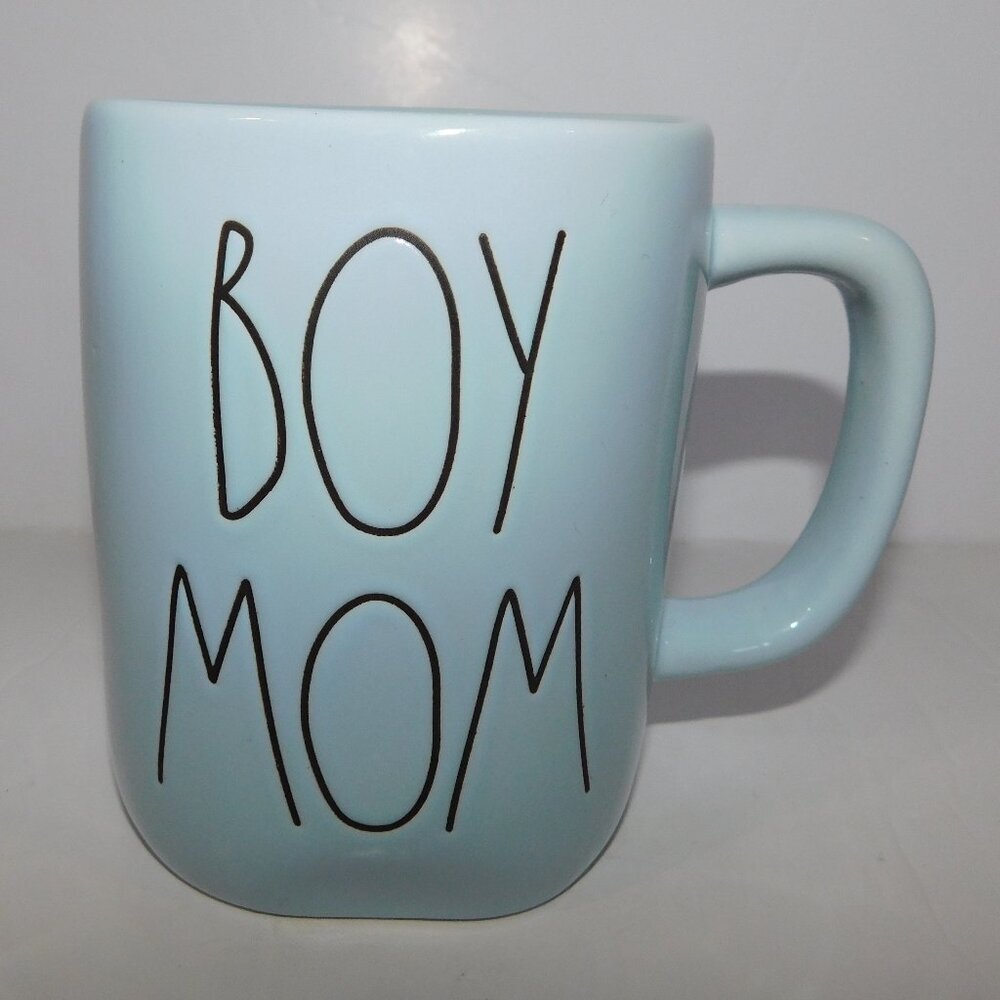 Rae Dunn BOY MOM Blue Coffee Mug Est 2023 Farmhouse style